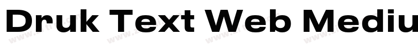 Druk Text Web Medium字体转换 Druk Text Web Medium字体转换